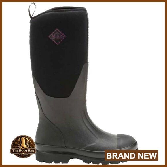 Women's Tall Rubber Work Boots Waterproof Knee-High Outdoor